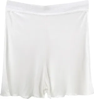 100% Mulberry Silk Women's Shorts Boxer Briefs Underwear High Waist Boyshorts Panties Soft Loose Daily Sleep Underpants