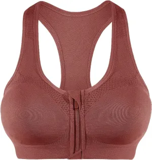 AKAMC Women's Removable Padded Strappy Sports Bra Yoga Tops Activewear for Women