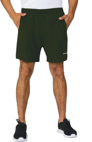 baleaf Men's 5" Running Athletic Shorts for Workout Gym Tennis Sports Lightweight Quick Dry with Zipper Pocket