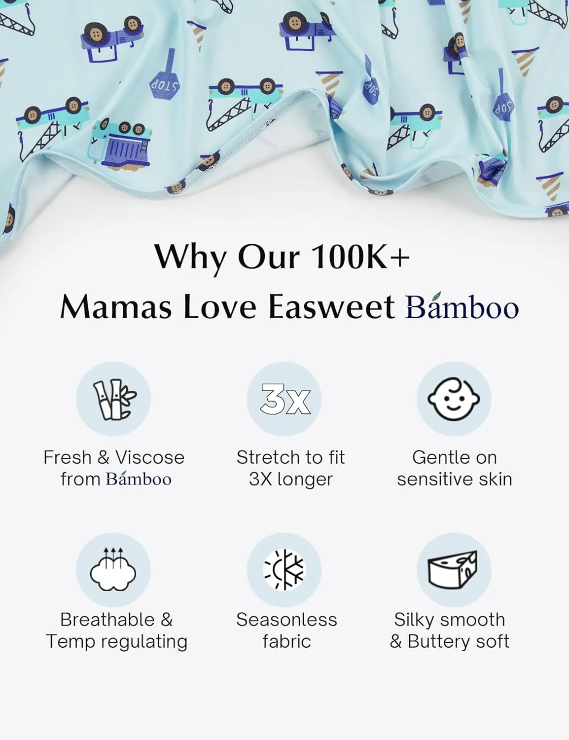 Bamboo Viscose Boys Pajamas Set Toddler Soft Long Sleeve Boys' Sleepwear