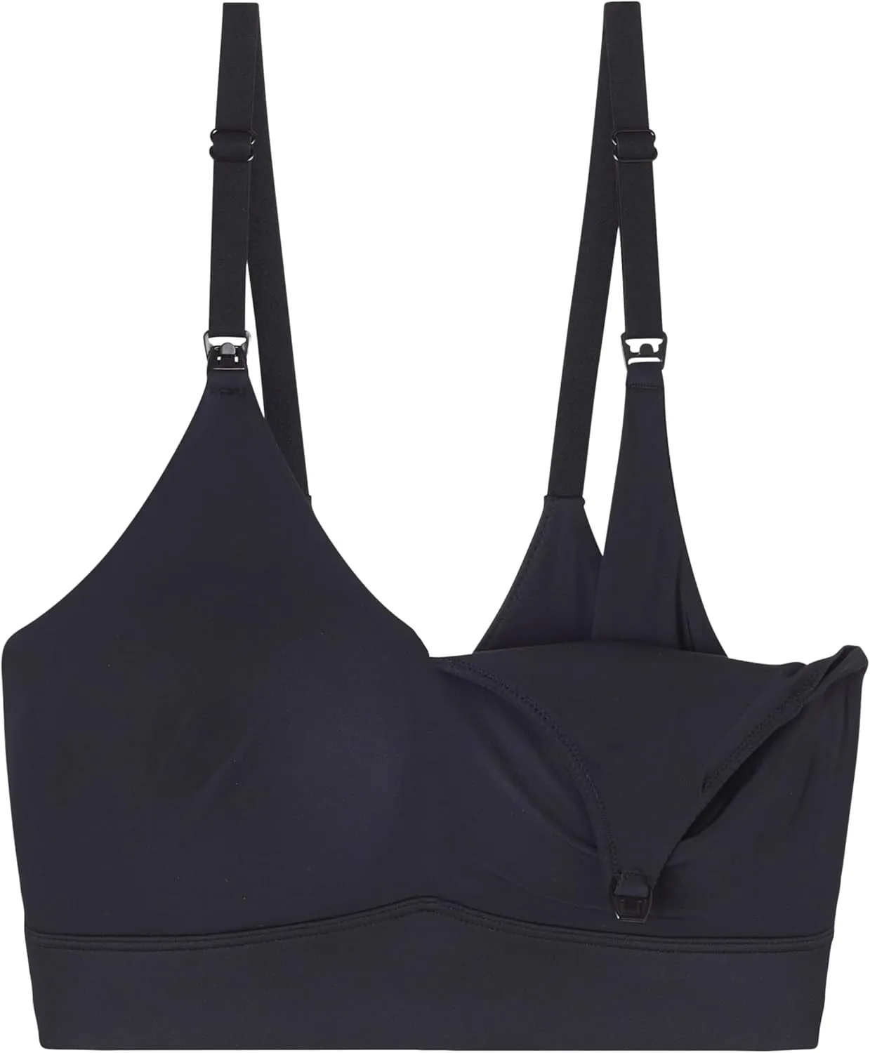 Bliss Nursing Bralette - Ultra-Soft Maternity Bra - Black
