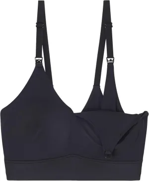Bliss Nursing Bralette - Ultra-Soft Maternity Bra - Black