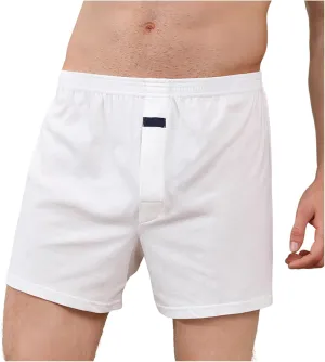 Boxer Briefs for Men 100% Cotton Plaid Soft Underwear Breathable Pajamas Shorts Elastic Waist Comfortable Loose Briefs