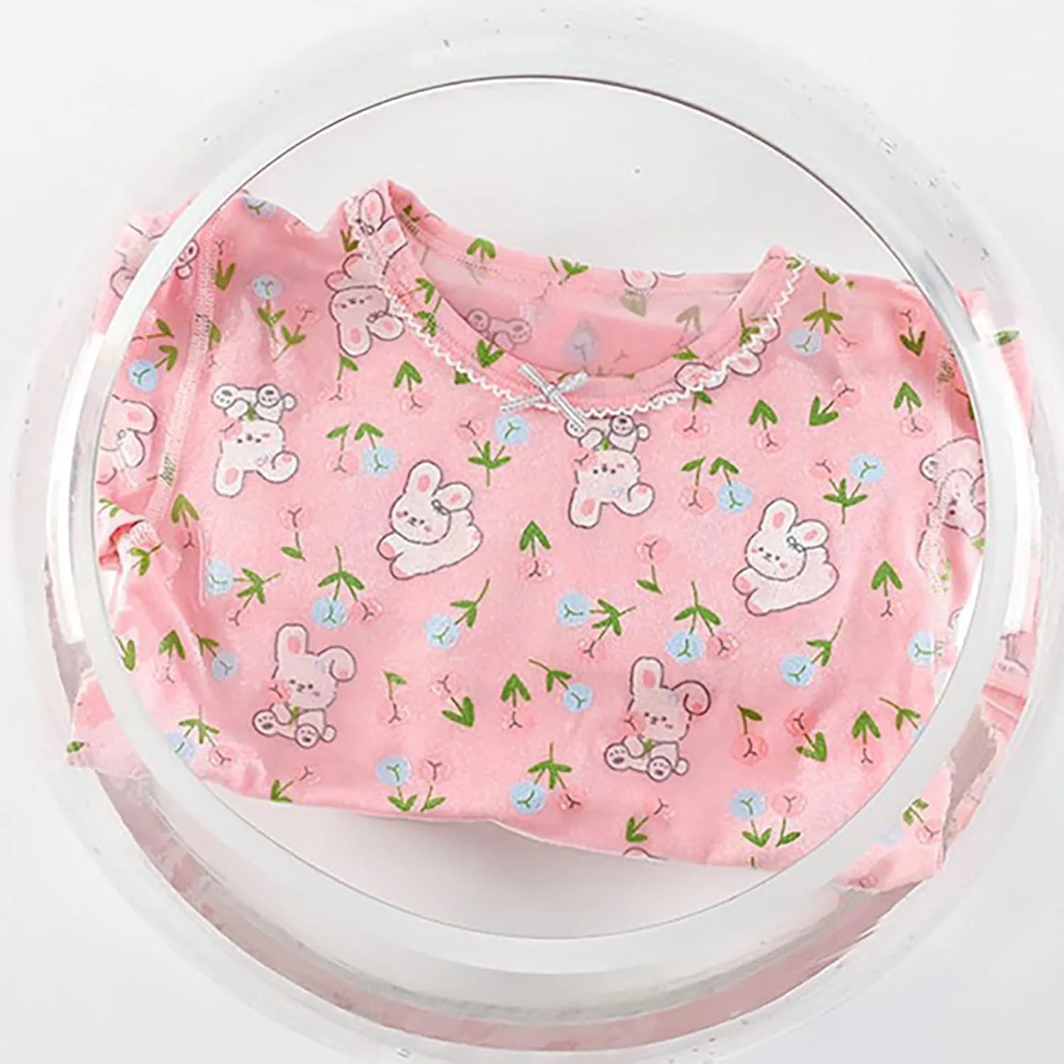 Boys Girls Full Length Pa𝗷amas Set Cute Prints P𝗝s Kids Slee𝗽wear Cotton Long N𝐢ghtwear Soft Pull On Loun𝗴e Clothes