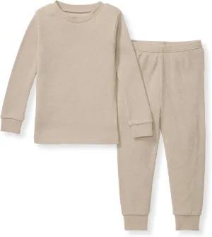 Burt's Bees Baby Unisex Baby Honeysoft Pajamas, Tee and Pant 2-Piece Pj Set, Soft Organic Cotton & Lyocell Blend