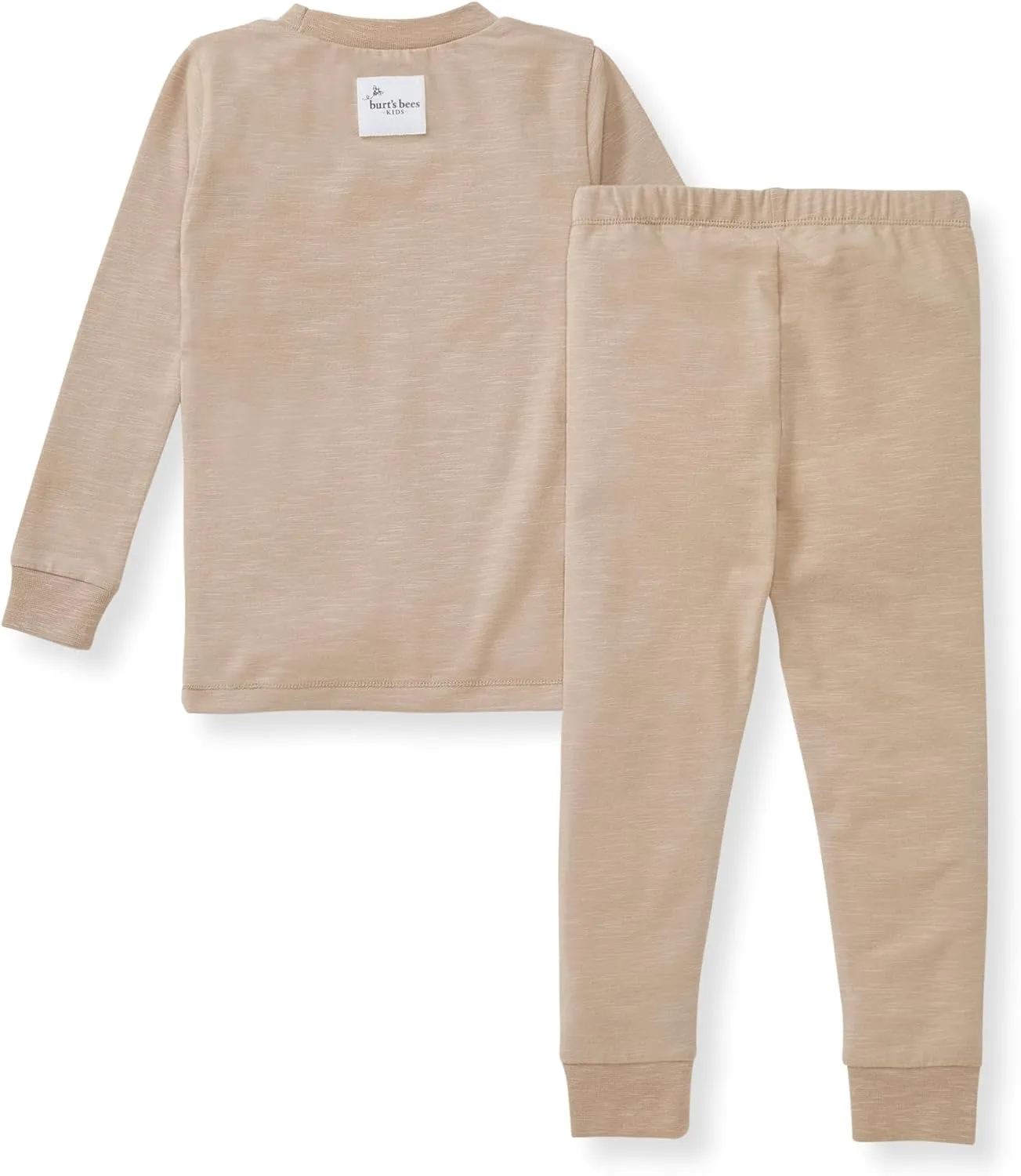 Burt's Bees Baby Unisex Baby Honeysoft Pajamas, Tee and Pant 2-Piece Pj Set, Soft Organic Cotton & Lyocell Blend