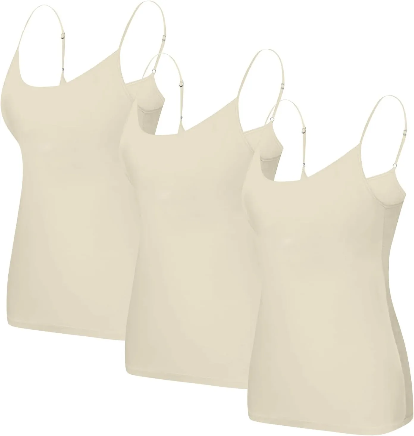 Camisole Bras for Women Womens Camisoles Tops with Built in Padded Bra Basic Breathable Tank Top