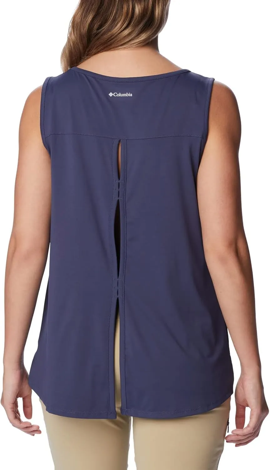 Columbia Women's Columbia Women’s Chill River Tank Top, Moisture Wicking, Sun Protection