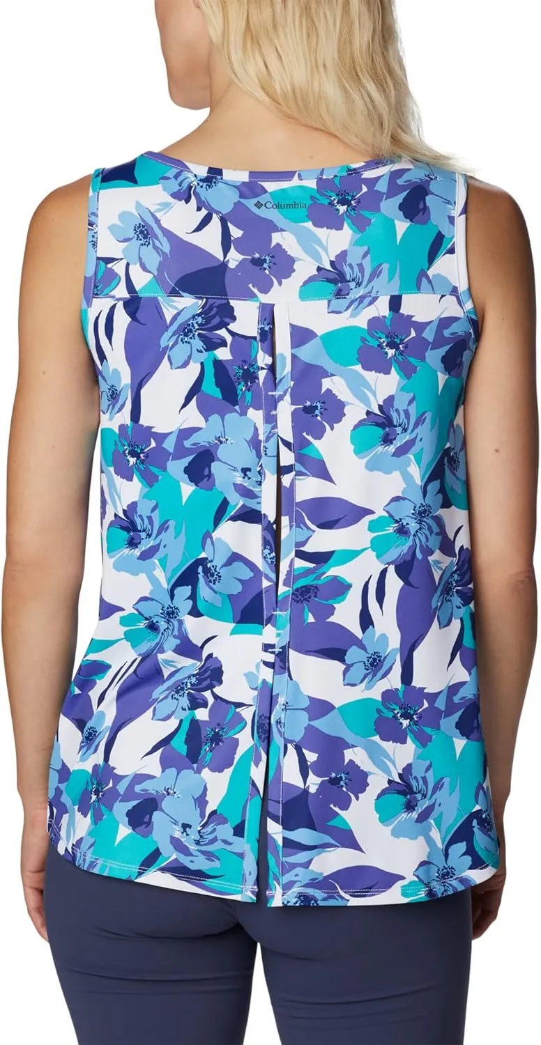 Columbia Women's Columbia Women’s Chill River Tank Top, Moisture Wicking, Sun Protection