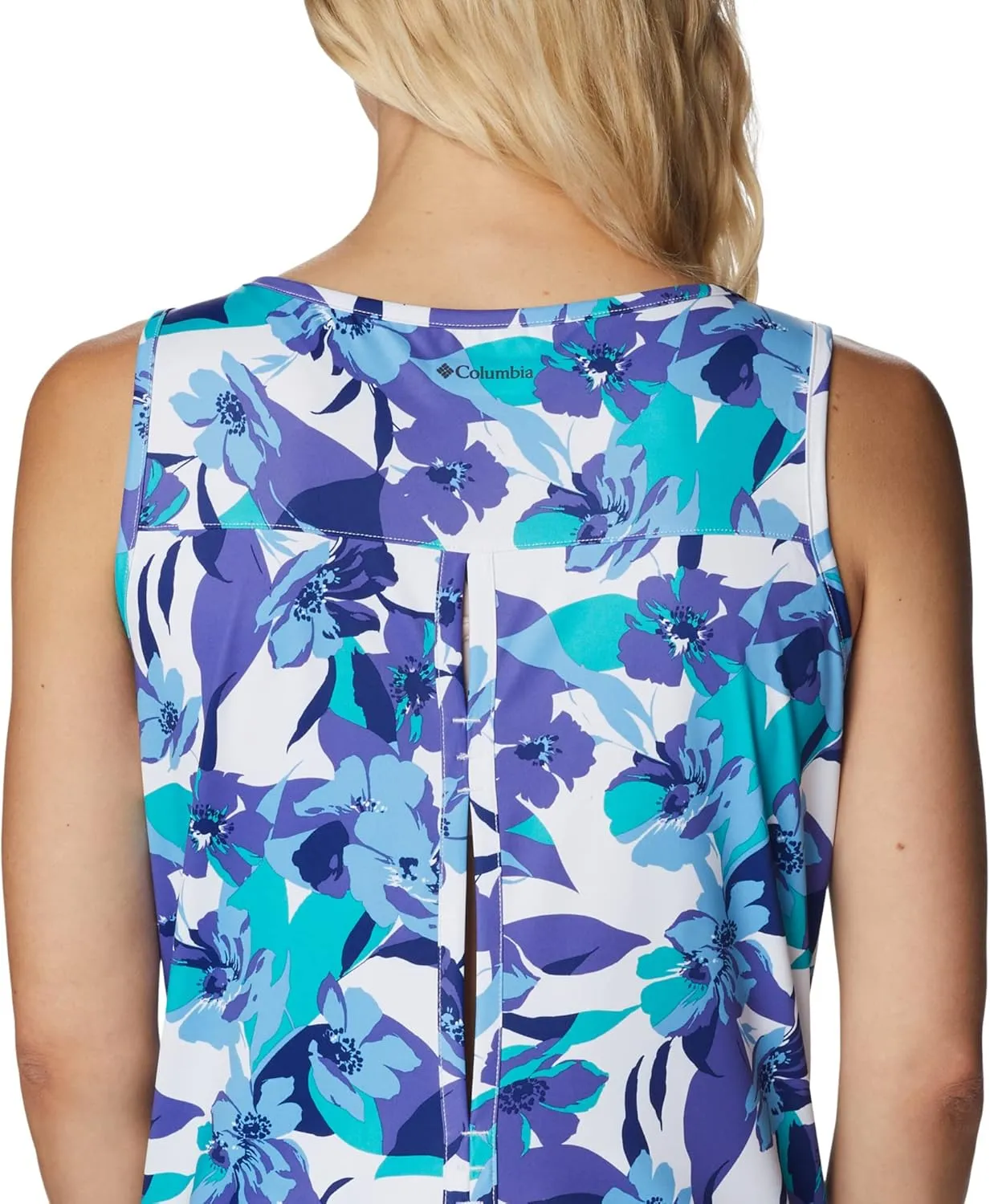 Columbia Women's Columbia Women’s Chill River Tank Top, Moisture Wicking, Sun Protection