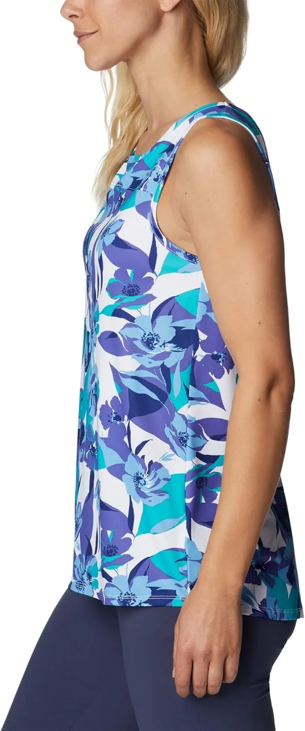 Columbia Women's Columbia Women’s Chill River Tank Top, Moisture Wicking, Sun Protection