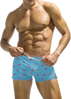 COOFANDY Men's Square Leg Swim Briefs Tight Swim Trunks Swimsuit Athletic Bathing Suit Swimwear with Liner