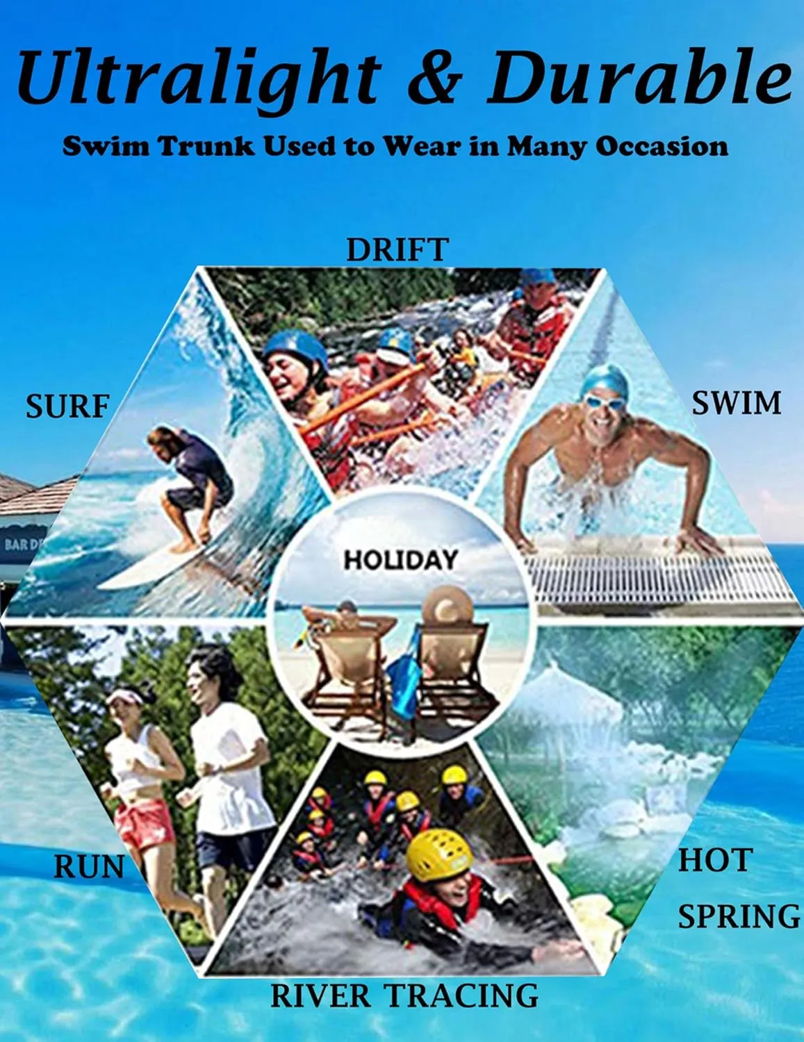COOFANDY Men's Square Leg Swim Briefs Tight Swim Trunks Swimsuit Athletic Bathing Suit Swimwear with Liner