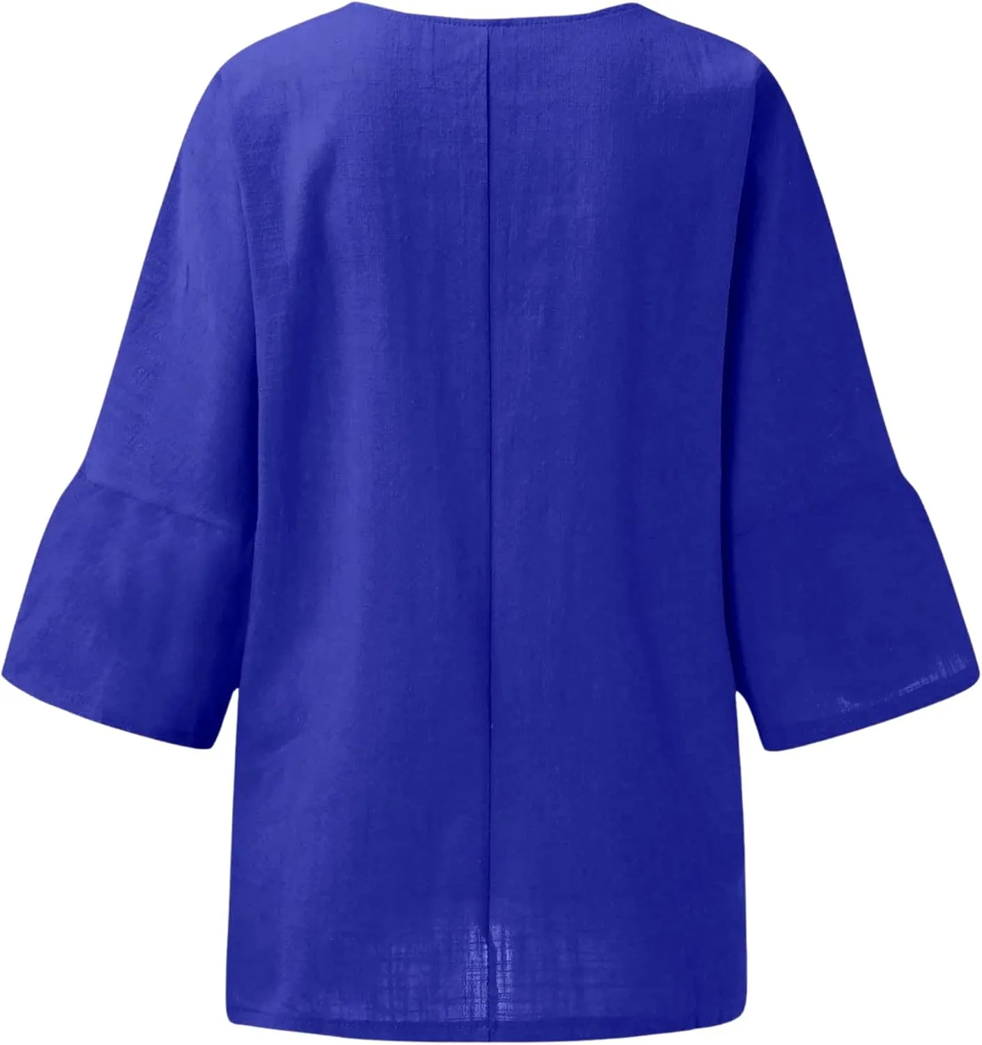 Cotton Linen Half Sleeve Shirt Top Crew Neck Comfy T Shirts Casual Loose Fit Basic Tee Shits Comfy Soft Summer Blouse