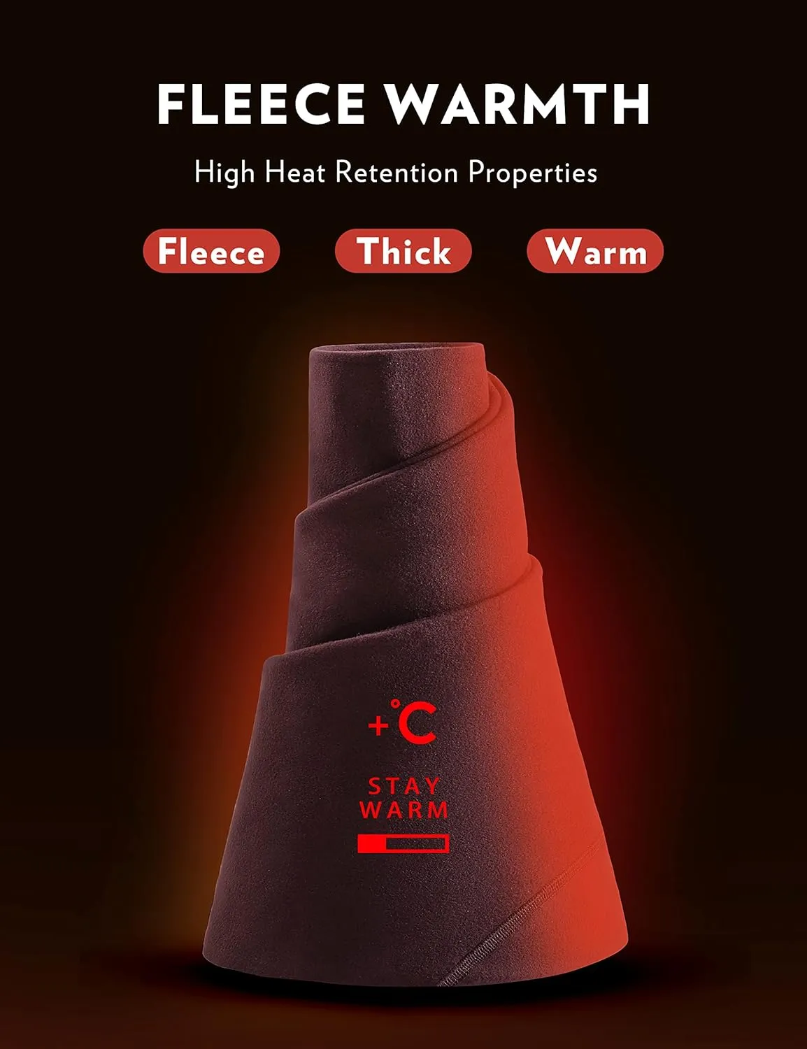 CRZ YOGA Thermal Fleece Lined Leggings Women 28'' - Winter Warm High Waisted Hiking Pants with Pockets Workout Running Tights