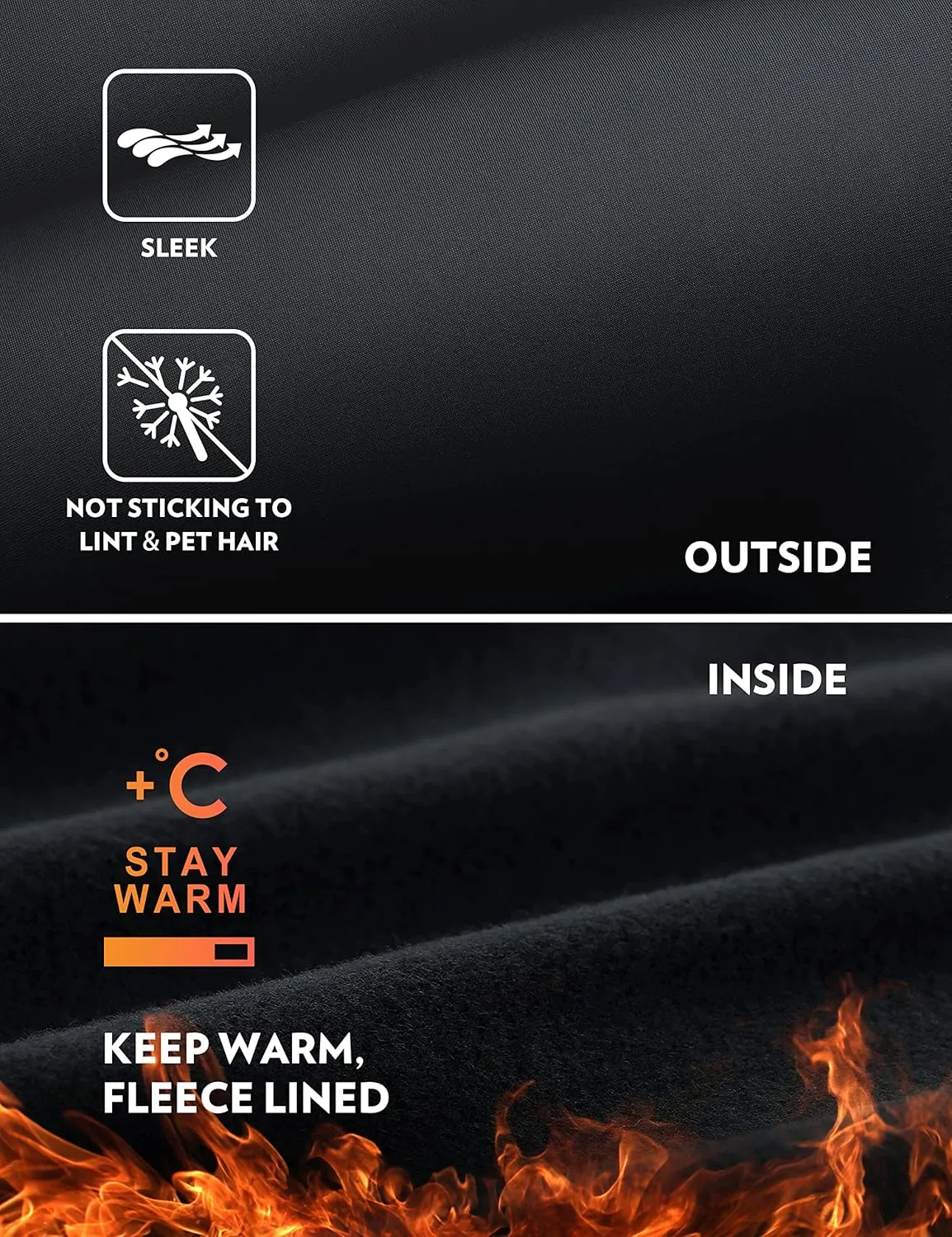 CRZ YOGA Thermal Fleece Lined Leggings Women 28'' - Winter Warm Workout Hiking Pants High Waisted Yoga Tights Full Length