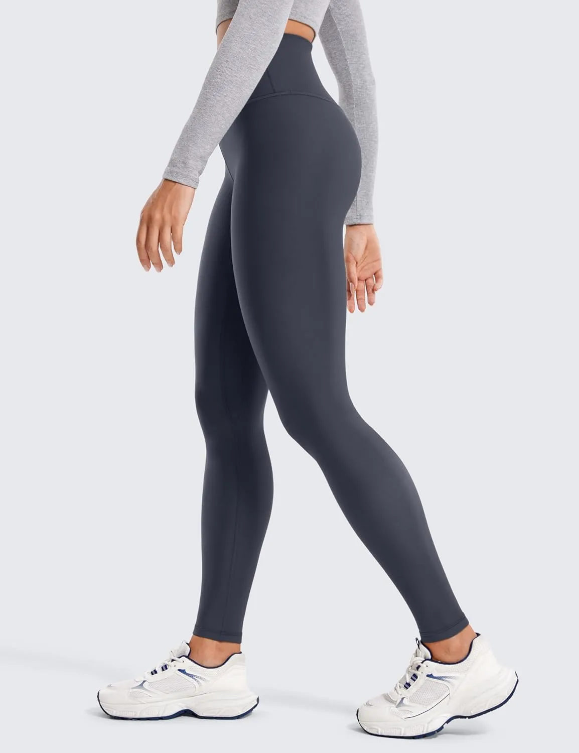 CRZ YOGA Thermal Fleece Lined Leggings Women 28'' - Winter Warm Workout Hiking Pants High Waisted Yoga Tights Full Length