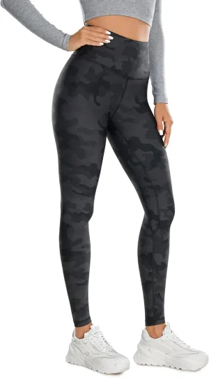 CRZ YOGA Thermal Fleece Lined Leggings Women 28'' - Winter Warm Workout Hiking Pants High Waisted Yoga Tights Full Length