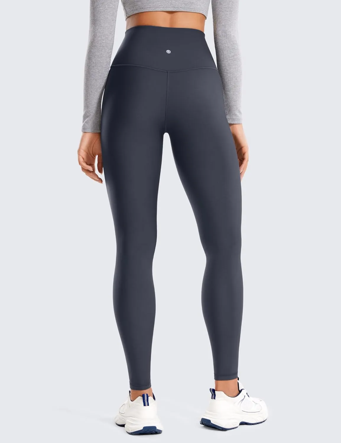 CRZ YOGA Thermal Fleece Lined Leggings Women 28'' - Winter Warm Workout Hiking Pants High Waisted Yoga Tights Full Length