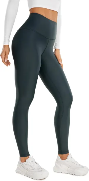 CRZ YOGA Thermal Fleece Lined Leggings Women 28'' - Winter Warm Workout Hiking Pants High Waisted Yoga Tights Full Length