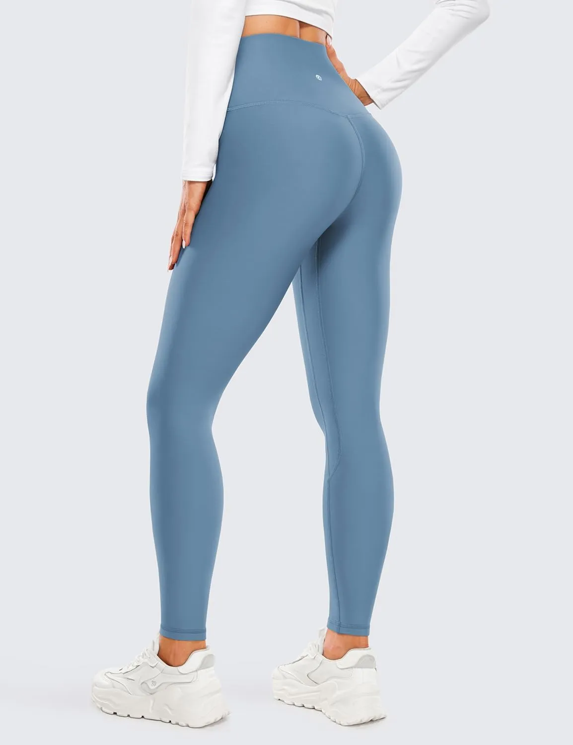 CRZ YOGA Thermal Fleece Lined Leggings Women 28'' - Winter Warm Workout Hiking Pants High Waisted Yoga Tights Full Length
