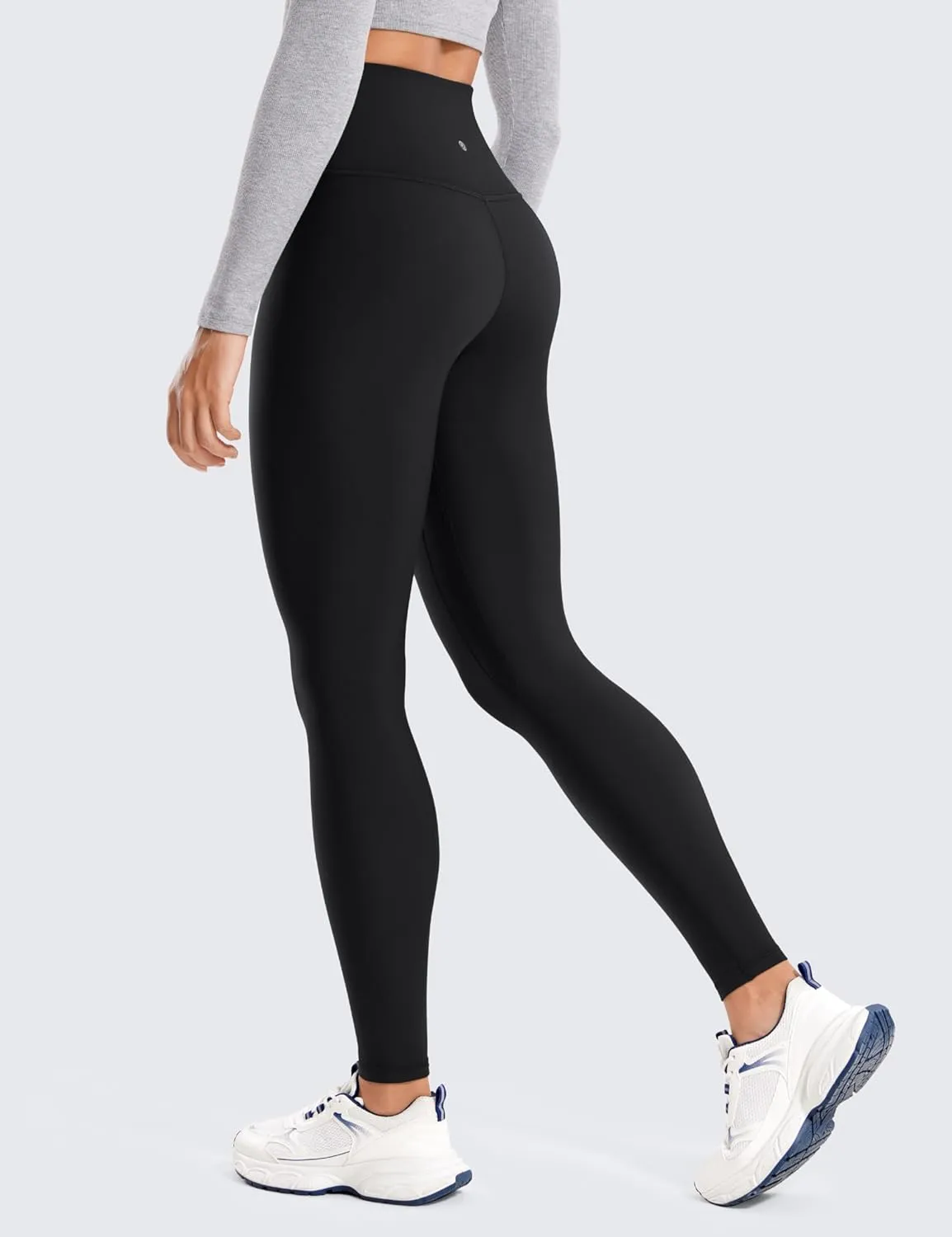CRZ YOGA Thermal Fleece Lined Leggings Women 28'' - Winter Warm Workout Hiking Pants High Waisted Yoga Tights Full Length