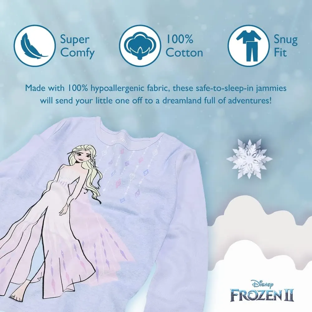 Disney 6-Piece Snug-fit Cotton Pajama Set, Soft & Cute for Kids