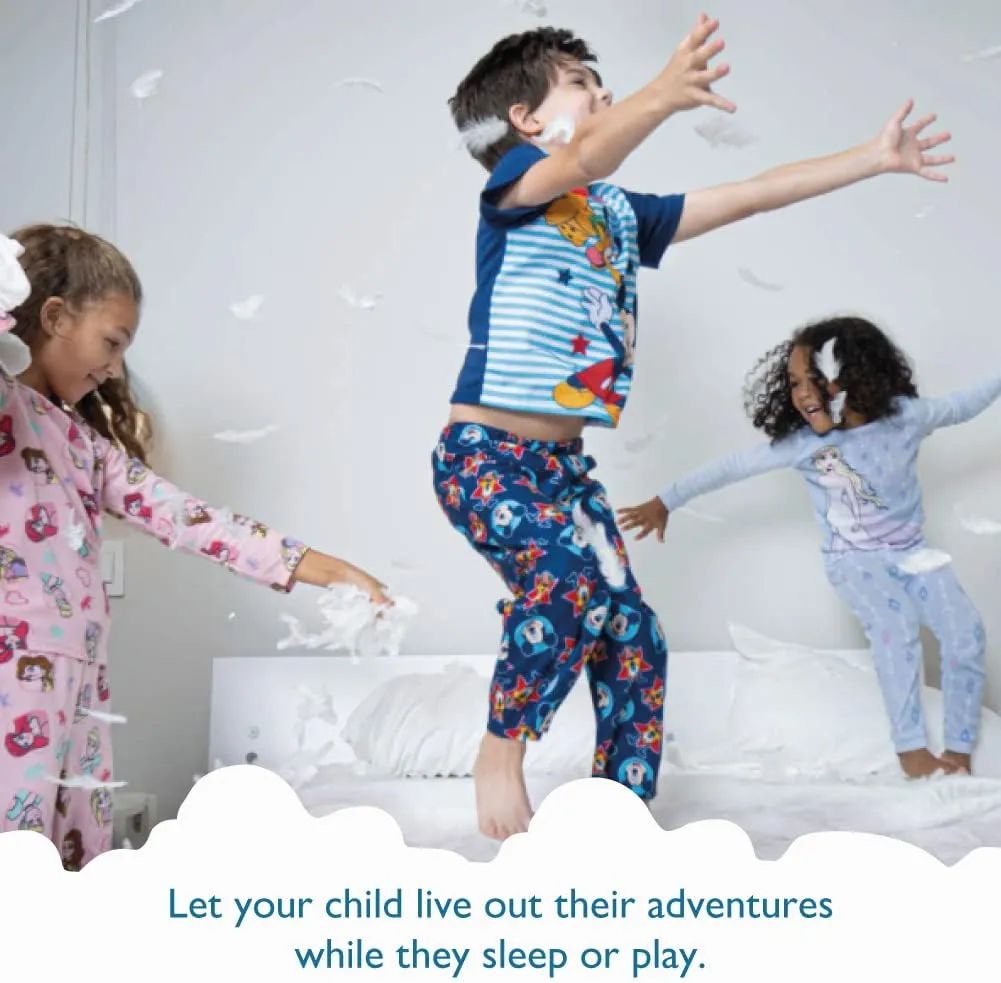 Disney 6-Piece Snug-fit Cotton Pajama Set, Soft & Cute for Kids