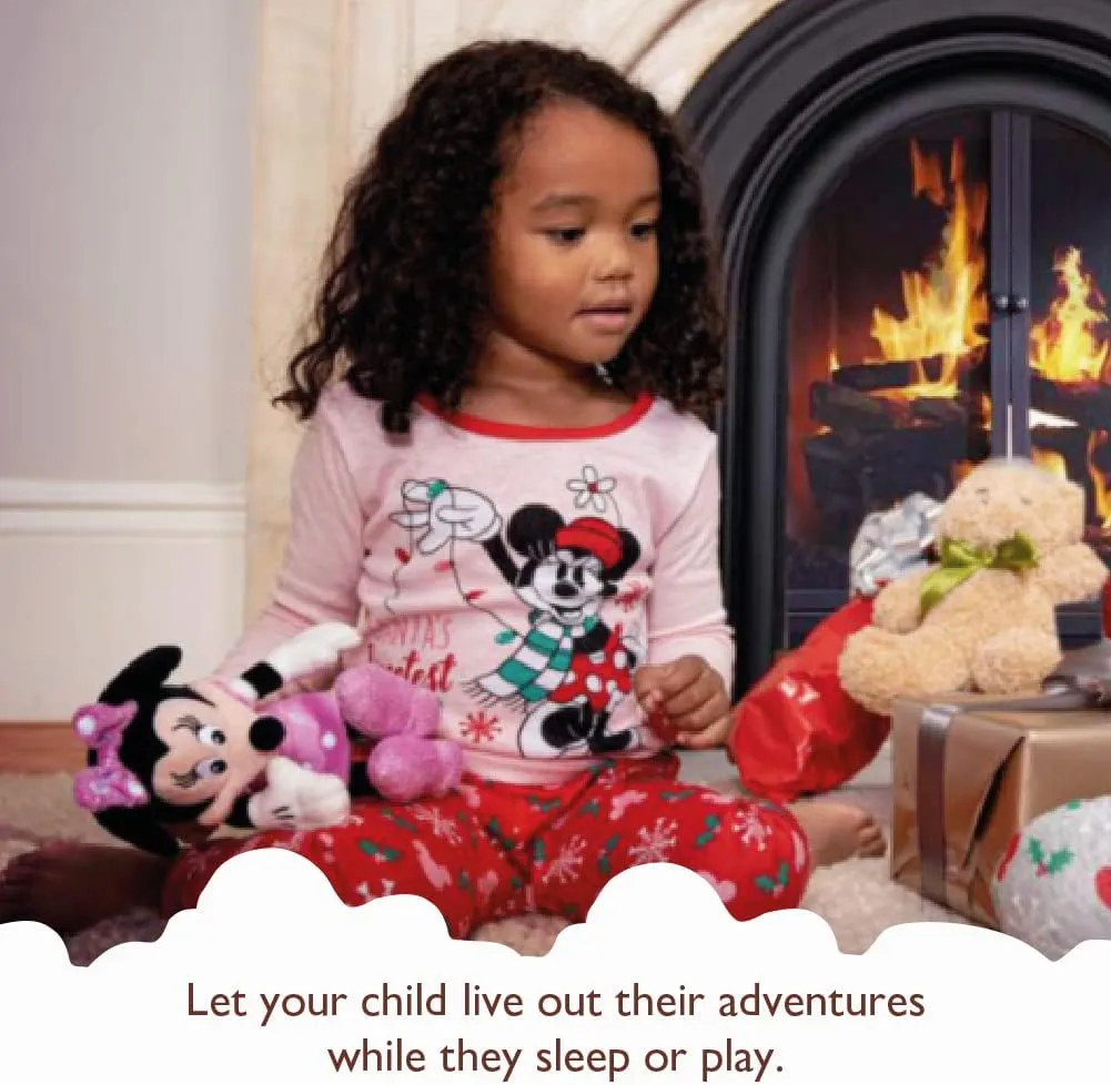 Disney Baby Girls' 2-Piece Snug-fit Cotton Pajama Set, Soft & Cute for Kids