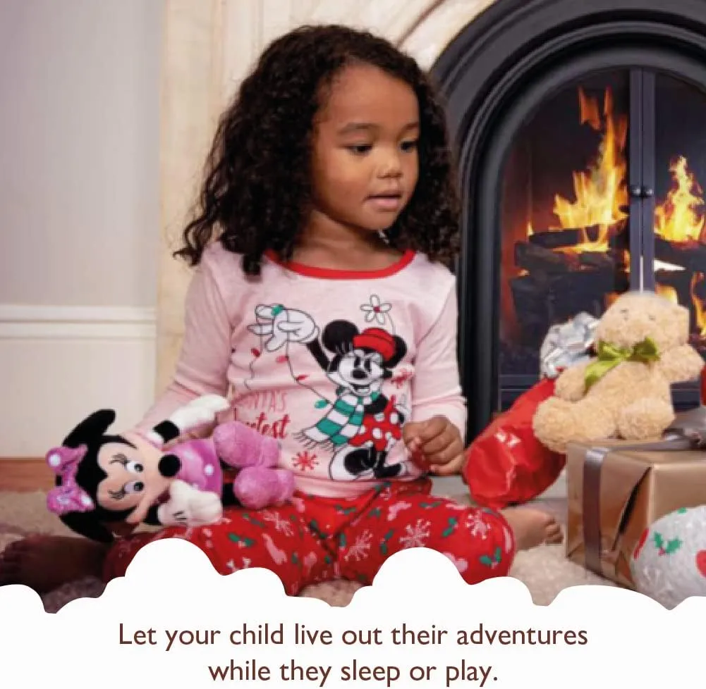 Disney Baby Girls' 2-Piece Snug-fit Cotton Pajama Set, Soft & Cute for Kids