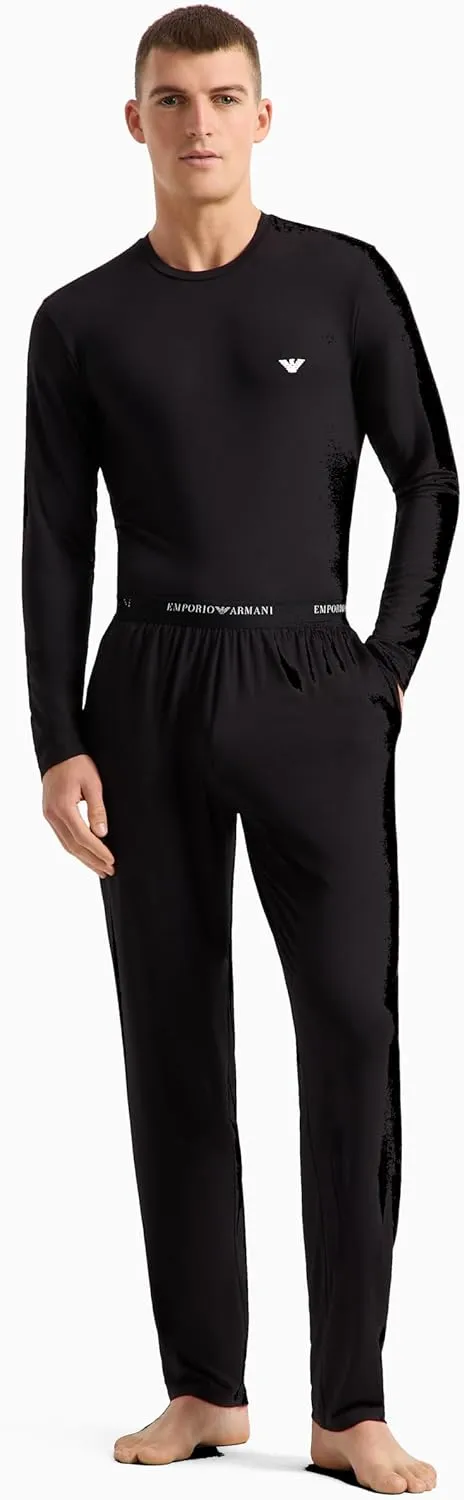 Emporio Armani mens Men's Iconic Soft Modal Pajamas Pants