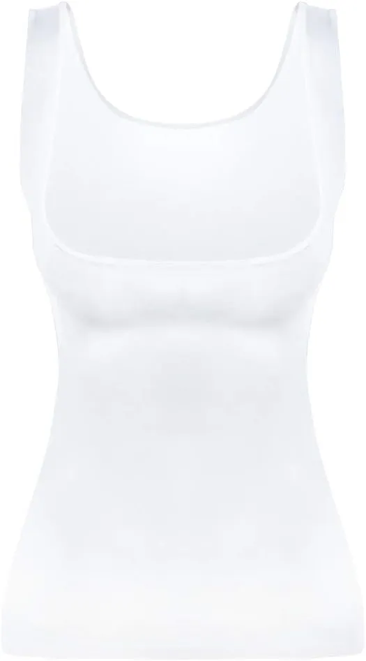 EUYZOU Women's Underbust Shapewear Tank Tops - Seamless Tummy Control Compression Camisole Tops Slimming Tank