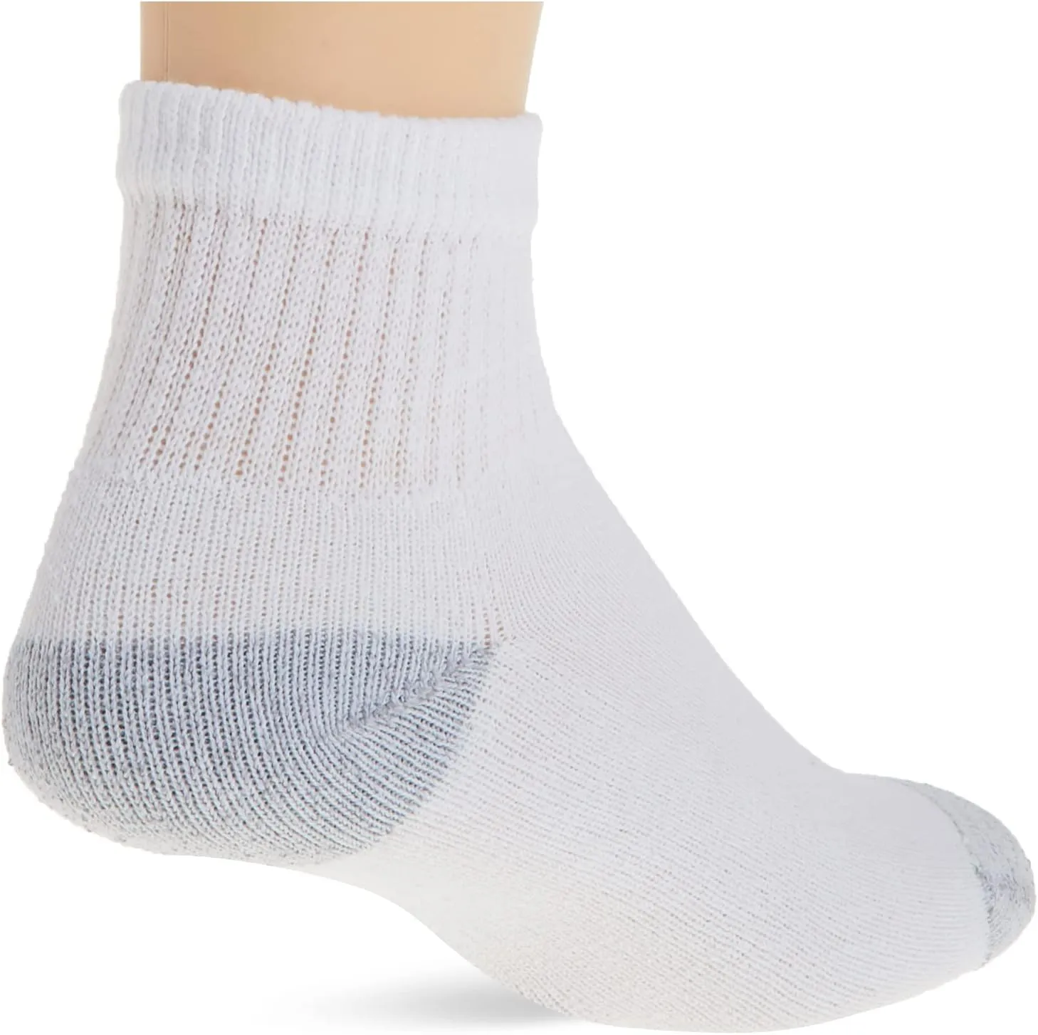 Hanes Women's Plush Soft Cushioned Heel Athletic Ankle Socks