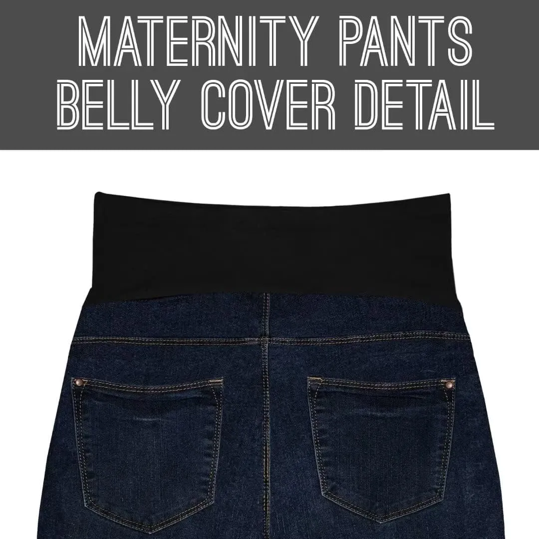 Hybrid & Company Maternity Women's Super Comfy Ultra Stretch Skinny Jeans