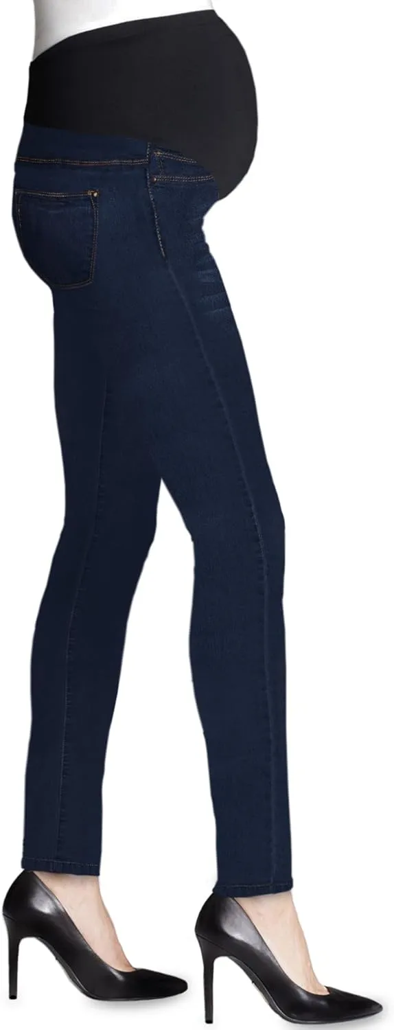 Hybrid & Company Maternity Women's Super Comfy Ultra Stretch Skinny Jeans