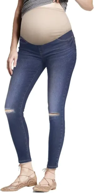 Hybrid & Company Maternity Women's Super Comfy Ultra Stretch Skinny Jeans