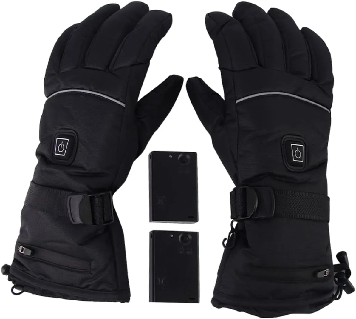 Insulated Snow Gloves Women's Men's Battery-Operated Gloves for Outdoor Sports