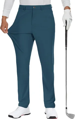 JWM Men's Golf Dress Pant Stretch - 32" Work Business Casual Comfy Trousers