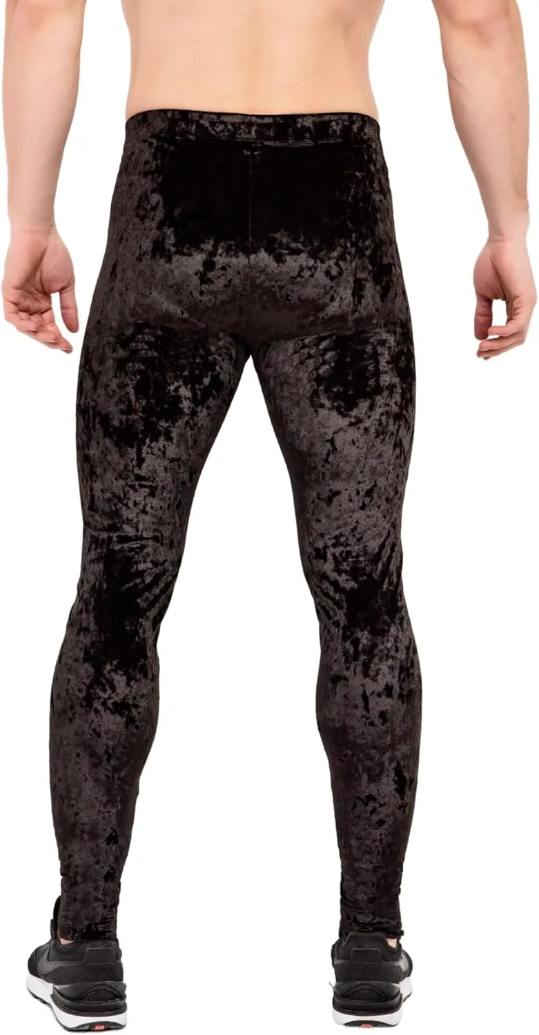 Kapow Meggings Velvet Material Mens Leggings