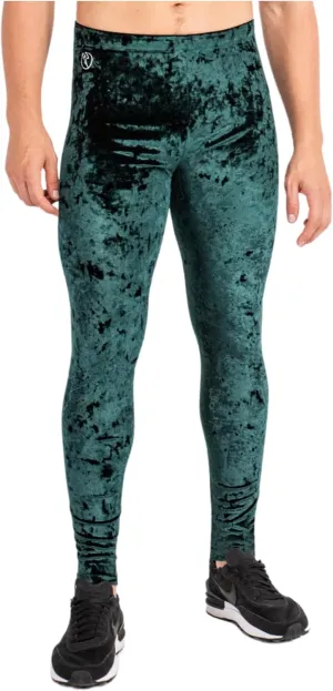 Kapow Meggings Velvet Material Mens Leggings