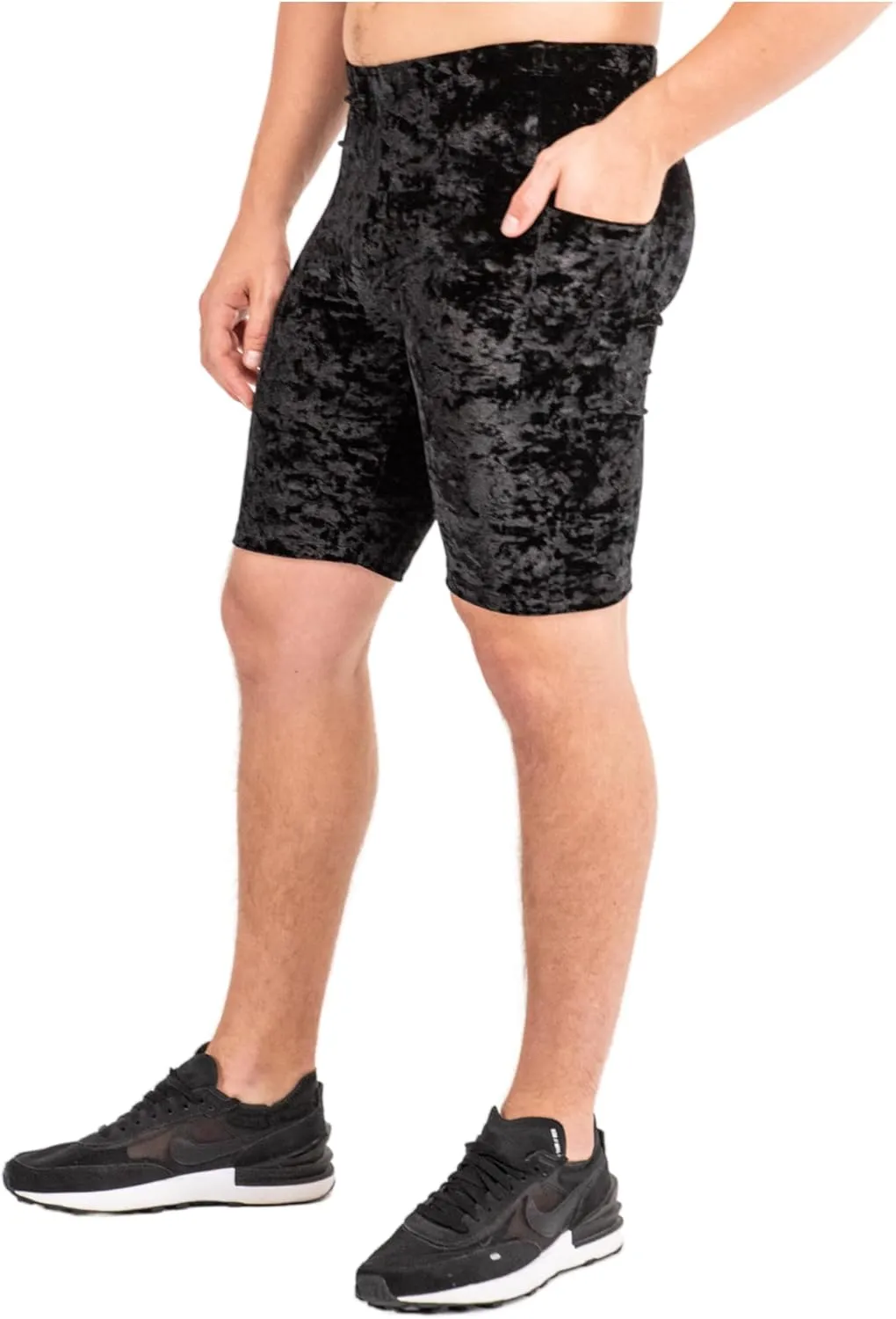 Kapow Meggings Velvet Material Mens Leggings
