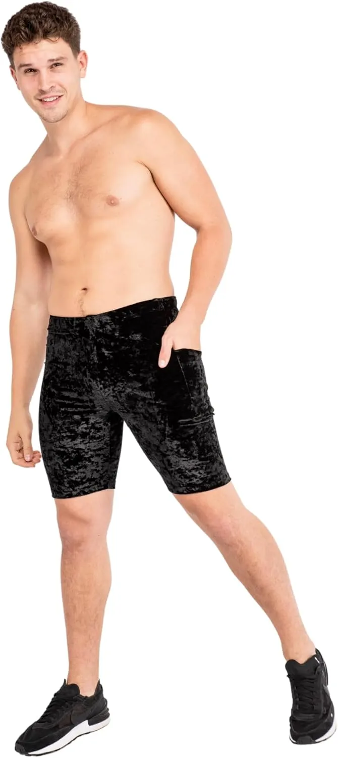Kapow Meggings Velvet Material Mens Leggings