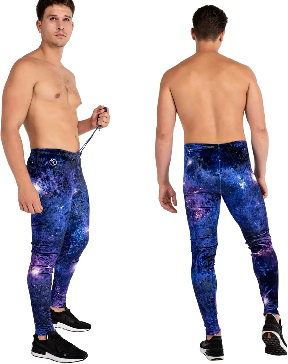 Kapow Meggings Velvet Material Mens Leggings