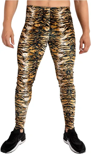 Kapow Meggings Velvet Material Mens Leggings