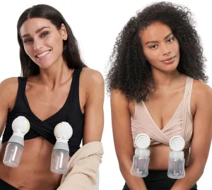 Larken Hands Free Pumping Bra for Breastfeeding | Breast Pump - Maternity Bras for Pregnancy, Pumping & Nursing Bra in One