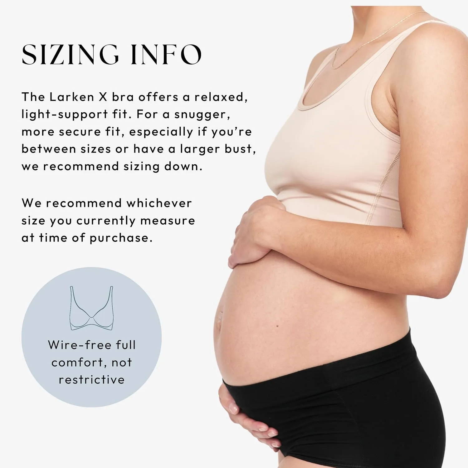 Larken Hands Free Pumping Bra for Breastfeeding | Breast Pump - Maternity Bras for Pregnancy, Pumping & Nursing Bra in One