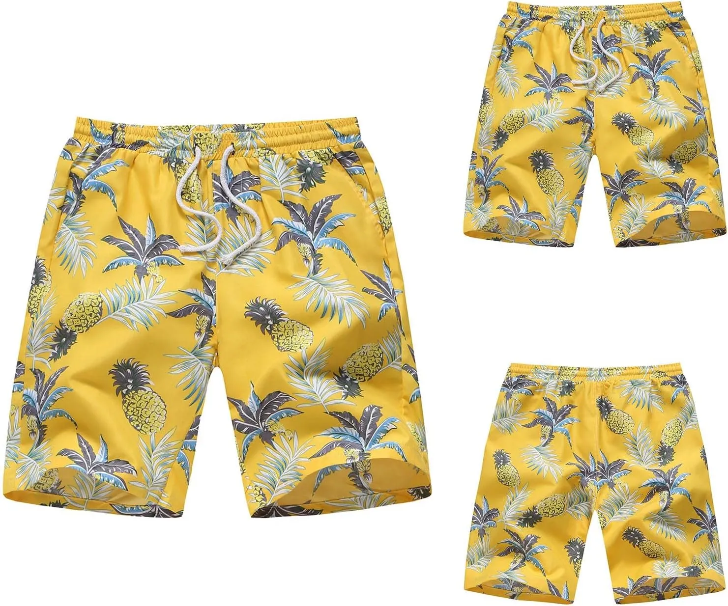 LCMTWX Big and Tall Swim Trunks 2024 Casual Loose Short Printed Beach Casual Loose Pants Shorts Swim Shorts Swimming Trunks