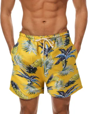LCMTWX Big and Tall Swim Trunks 2024 Casual Loose Short Printed Beach Casual Loose Pants Shorts Swim Shorts Swimming Trunks