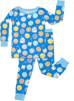 Little Sleepies Two-Piece Pajama Set for Boys & Girls, Soft Viscose from Bamboo, Snug Matching Family PJs, Toddler to Teen