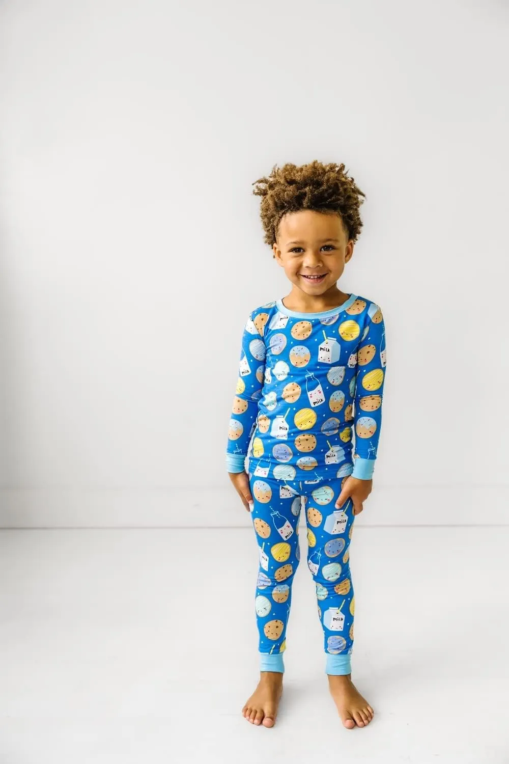 Little Sleepies Two-Piece Pajama Set for Boys & Girls, Soft Viscose from Bamboo, Snug Matching Family PJs, Toddler to Teen